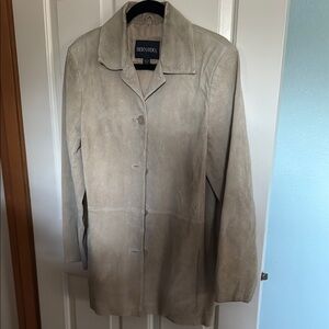 Bernardo Women's Tan Washable Suede Coat